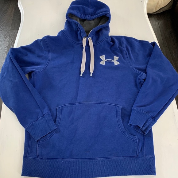Under Armour Other - Under Armour Blue Storm Hoodie Size Medium